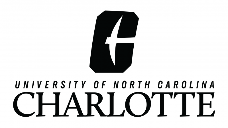 UNC Charlotte Primary Logo Black - PNG